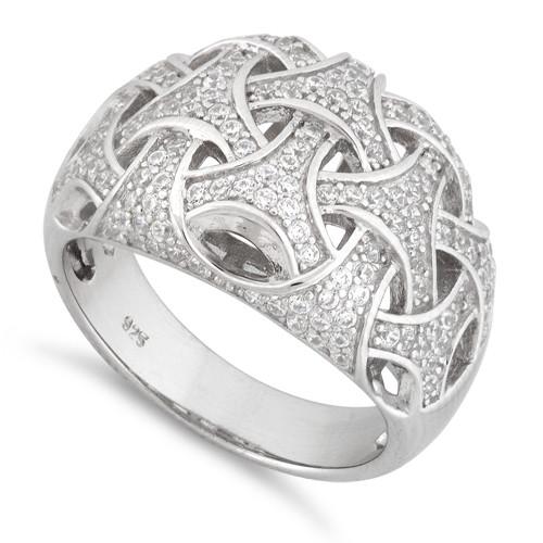 Silver Cubic Zirconia Ring